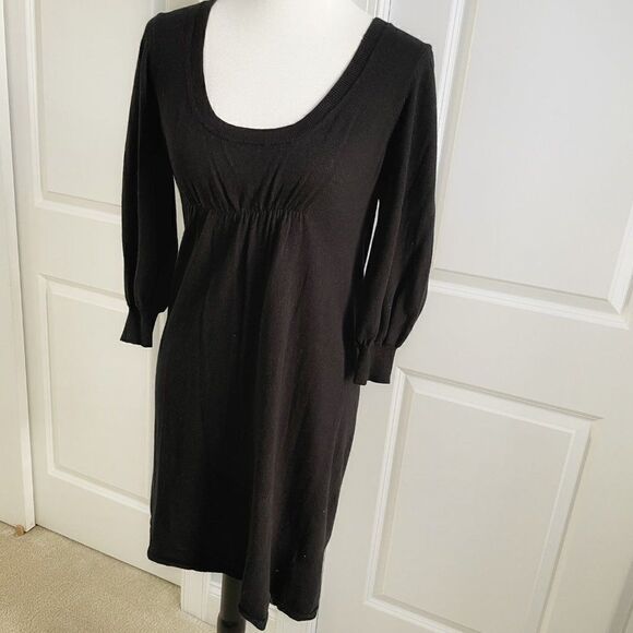 French Connection Black Sweater Dress 12 - Picture 1 of 5